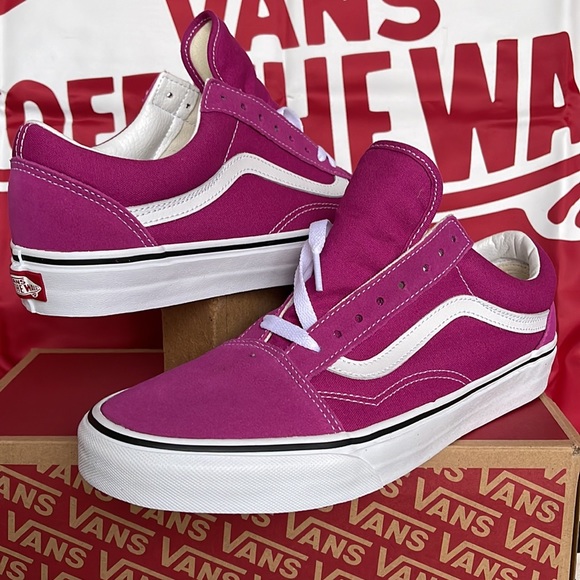 Vans WMNS Old Skool Fuchsia Red/True White sneakers - Picture 1 of 16